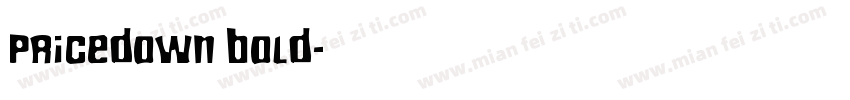 Pricedown Bold字体转换